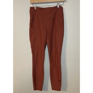 L.L. Bean Rust Everyday Performance High Rise 7/8 Leggings Size S Women's